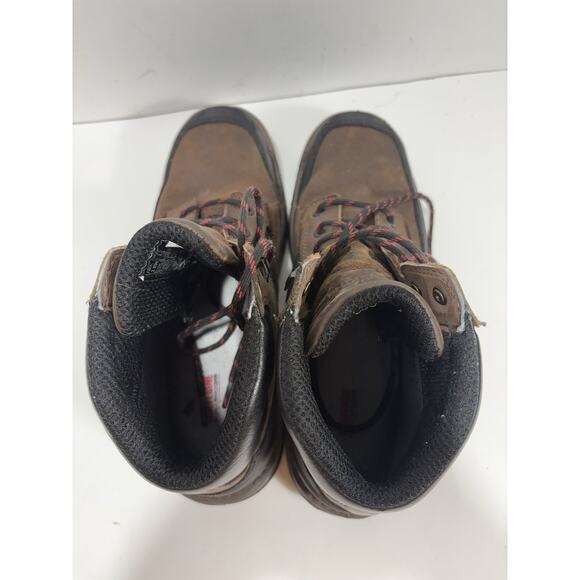 WOLVERINE RAIDER DURASHOCK Composite TOE BOOT Work WATERPROOF‎ SIZE 11 EW Brown main image 9